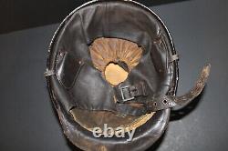1940s Triumph Motorcycle Racing Helmet! Vintage Hand Painted Geno Race Helmets