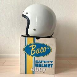 1976 Vintage Buco Blue Line GT Motorcycle Helmet Ahrma Motocross Dirt Bike Box