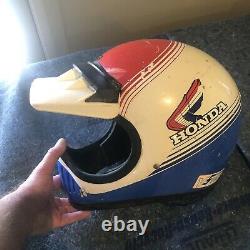 1980 Rare Honda Hondaline Pro Motocross ATC MX BMX Helmet Size XL