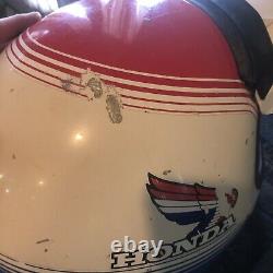 1980 Rare Honda Hondaline Pro Motocross ATC MX BMX Helmet Size XL