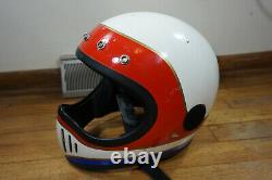 1980s Vintage Honda Hondaline Pro Motocross MX Helmet Size M Shoei