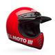 2020 Bell Moto 3 Red Mx Helmet Medium AHRMA Honda Maico SWM Vintage Motocross