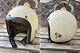 60s AGV Valenza Motorcycle Helmet White Vintage Made in Italy