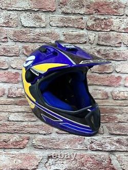 AXO Sport RX5 Vintage Motocross Helmet Made In Italy 1995 Rare LARGE YOUTH (M90)