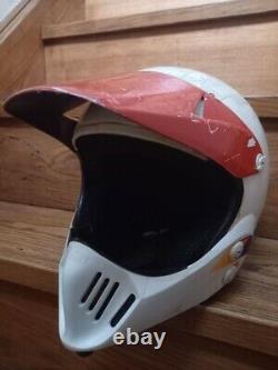 Arai MX 2 Vintage Motocross Helmet White/Red size L 59-60cm From Japan