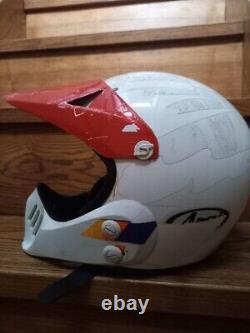 Arai MX 2 Vintage Motocross Helmet White/Red size L 59-60cm From Japan