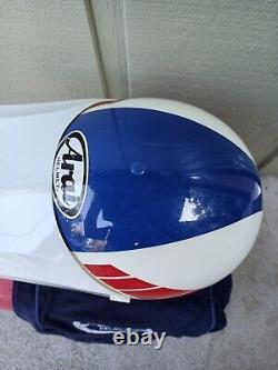 Arai MX Pro Helmet Vintage 1989 Motocross XL Honda H-Style with bag