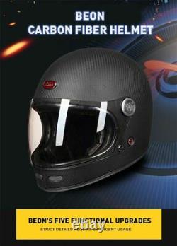 B510 motorcycle Helmets Certification motocross BEON face glassfiber ECE vintage