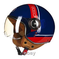 BEON Motorcycle scooter Helmet 3/4 Open Face halmet motocross vintage casque