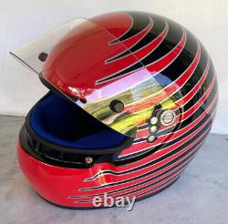 BIEFFE Motorcycle Racing Helmet. X Large 62 GR 1600 ITALY. Great Condition