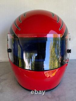 BIEFFE Motorcycle Racing Helmet. X Large 62 GR 1600 ITALY. Great Condition