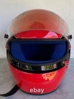 BIEFFE Motorcycle Racing Helmet. X Large 62 GR 1600 ITALY. Great Condition