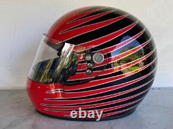 BIEFFE Motorcycle Racing Helmet. X Large 62 GR 1600 ITALY. Great Condition