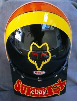Bell Helmet Ahrma Vintage Motocross Fox Supercross Dirtbike MX Dg Fmf Jt Racing