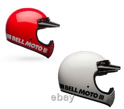 Bell Moto 3 Classic Helmet Retro Vintage Dirt Bike Motocross Motorcycle