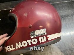 Bell Moto 3 III size L/XL Vintage motocross helmet classic MX chopper motorcycle