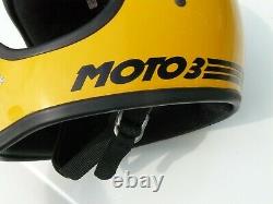 Bell Moto 3 Motocross Helmet Yellow 1981
