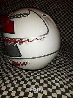 Bell Moto 5 Helmet Vintage White Safford design group Motocross snell85 vgc