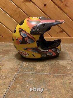 Bell Moto 6 Jeremy McGrath replica Helmet size 7-3/8, vintage motocross moto mx