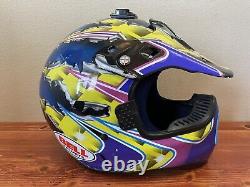 Bell Moto 6 Mike Larocco Replica Helmet vintage motocross supercross moto mx L