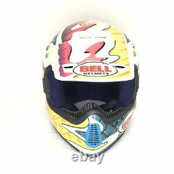 Bell Moto 6 Motocross Helmet ShowTime Full Face Visor Dust Cover Vintage 90s XL