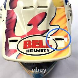 Bell Moto 6 Motocross Helmet ShowTime Full Face Visor Dust Cover Vintage 90s XL