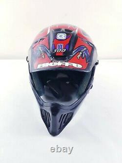 Bieffe Full Face GR-1250 motocross Helmet vintage 1985 X-LARGE made in Italy