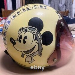 Buco Mickey Mouse Record Breaker Motorcycle Helmet Motocross S/M Vintage