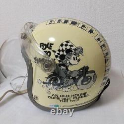 Buco Mickey Mouse Record Breaker Motorcycle Helmet Motocross XS Vintage