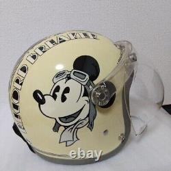 Buco Mickey Mouse Record Breaker Motorcycle Helmet Motocross XS Vintage