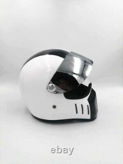 Custom motorcycle helmet fiberglass vintage motocross bike helmet retro