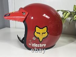 DG Electro 1 Pro Series 70's helmet, dg fmf motocross JT MX Vintage Fox