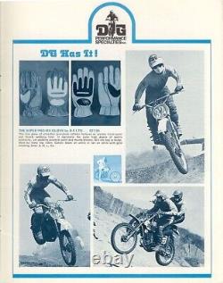 DG vintage 70's 1st mdl tribute replica DOT helmet motocross fmf bell XL