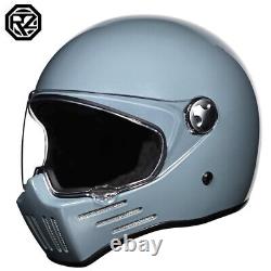 DOT Approved Vintage Motorcycle Helmet Full Face Four seasons Motorbike Helmets