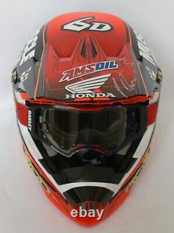 Eli Tomac Honda Muscle Milk Race Helmet Vintage Motocross Supercross Dirtbike MX