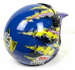 Exc++ Vintage BELL MOTO6 Motocross Helmet Mike LaRocco Replica Size 7-3/4 XL