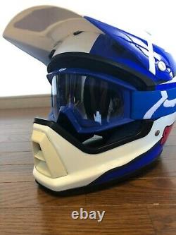 Exc++ Vintage SHOEI Motocross Helmet VX-SINISALO Size M withGoggle Rare