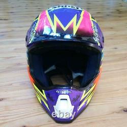 Exc+ Vintage SHOEI VF-X Motocross Helmet Damon Bradshaw Replica Size M Used