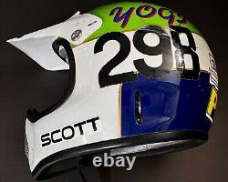 Ezra Yogi Lusk #298 Bell Helmet Vintage MOTO TLD Motocross MX