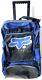 Fox Racing Gear Luggage Roller Bag Black Blue Vintage