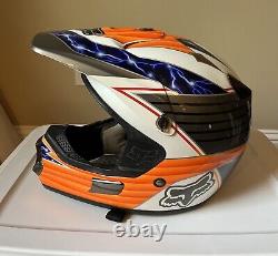 Fox Racing Pilot RC4 Ricky Carmichael Replica Motocross Helmet Vintage Size XL
