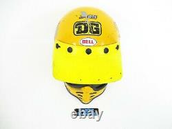 Genuine Bell Moto 3 Vintage Motocross Helmet Yellow Medium