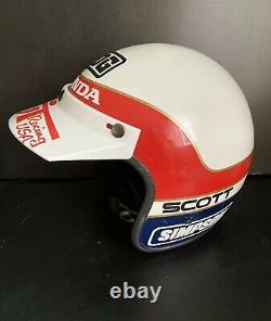 Helmet Open Faced Bell Arai Shoei Electra Simpson Vintage Motocross