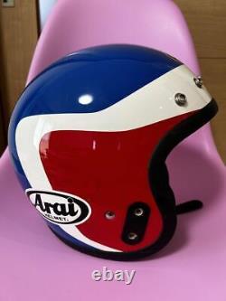 Helmet Vintage Arai Motocross M-X MX-I Tricolor Size M