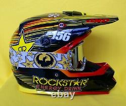 Jason Anderson Race Used Rockstar Energy Vintage Motocross Supercross MX Helmet