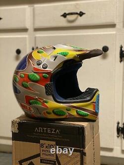 Jeremy McGrath Showtime II Vintage Bell Moto 6 Helmet 7 3/8