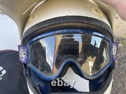 LOADED LOT Vtg MS Racing Gear Bag Dirt Bike MotoCross MX Oakley Helmet Gloves