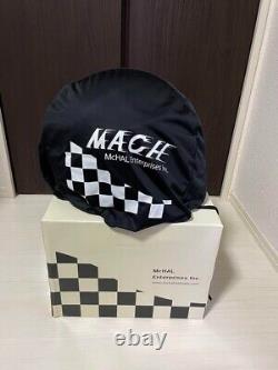 McHAL Apollo Vintage Motocycle Full Face Helmet Black Size S