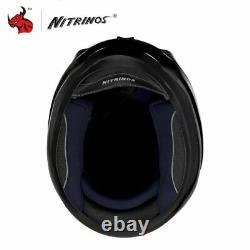 Motorcycle Helmet Ears Cat Women Motocross Full Face Helmet Dark Flip Up Visor