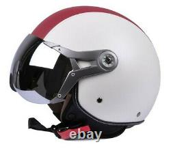 Motorcycle Helmets Motorbike Leather Half Helmet Vintage Unisex Motocross Casque